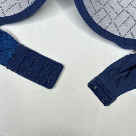 Victoria’s Secret blue heathered padded perfect coverage bra 38DD - Picture 5 of 7
